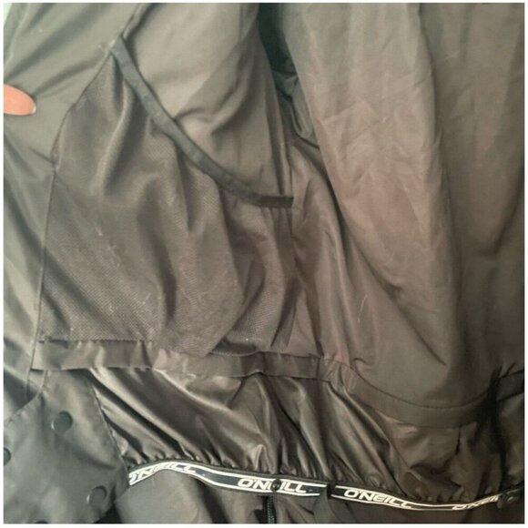O’Neill Azurite Women’s Black Ski Jacket Insulated Hooded Winter Coat Size Large - Picture 7 of 14